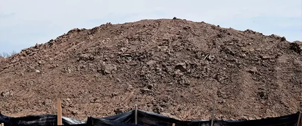 Pile of fill dirt