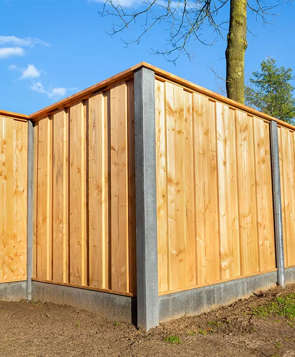 Cedar privacy fence in Bryan, OH