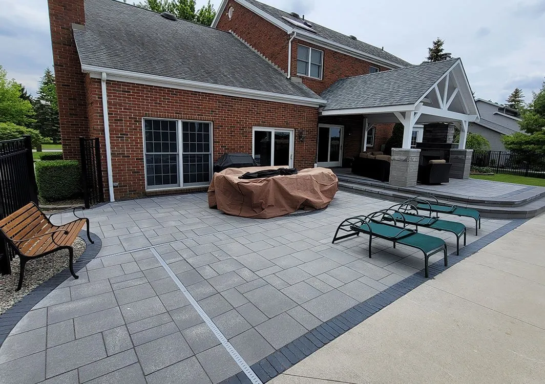 paver patio custom made outdoor living space gallery