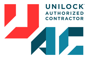 unilock authorized contractor logo credential - Farrell's Landscaping