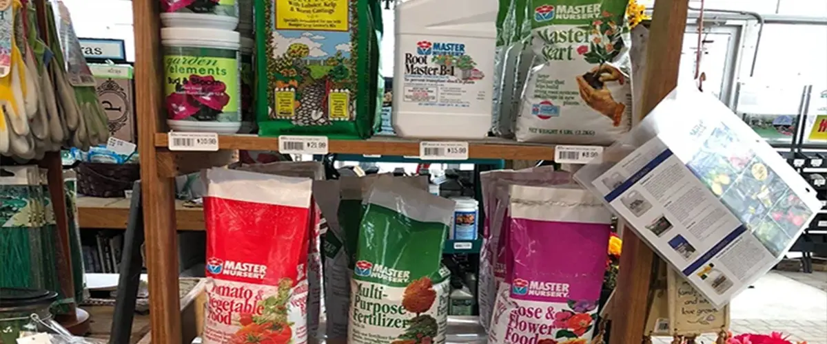 Different brands of fertilizer