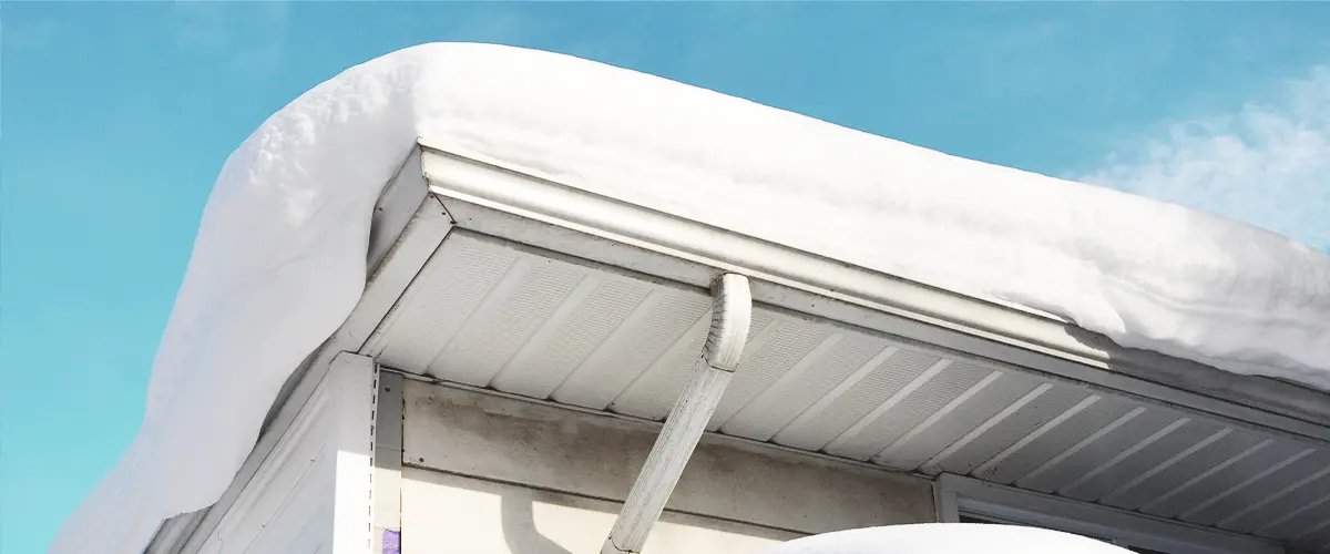 Thick Layer Of Snow Ohio Home Roof - Protect Ohio Home From Snow Damage