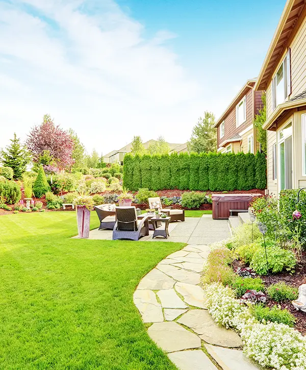 Backyard Design Of A Ohio Home Farrells Landscaping