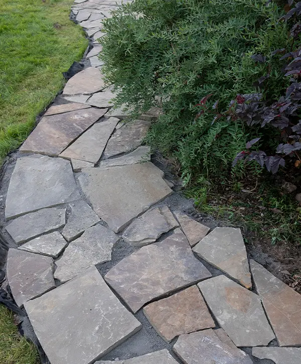 Flagstone Patio Installation in Bryan, OH