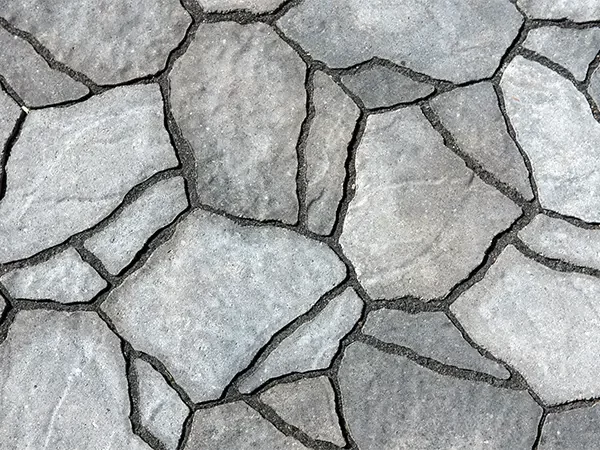 Stone patio pavers